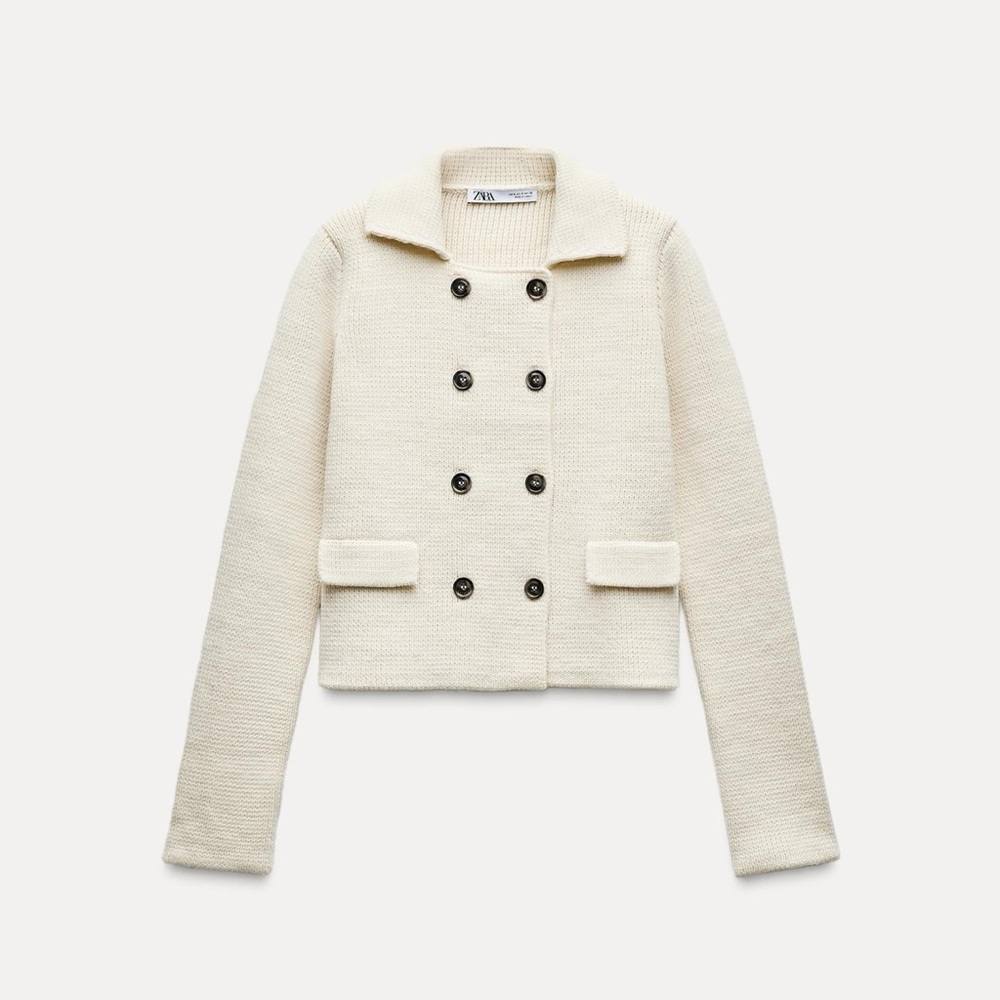 Zara Buttoned Knit Cardigan